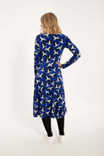 Laden Sie das Bild in den Galerie-Viewer, Kleid Danefae, Style: Danesigid Viscose Dress, Farbe: Blue STORK *New in*
