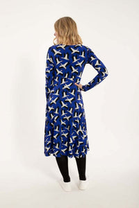 Kleid Danefae, Style: Danesigid Viscose Dress, Farbe: Blue STORK *New in*