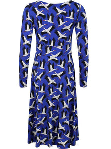 Kleid Danefae, Style: Danesigid Viscose Dress, Farbe: Blue STORK *New in*