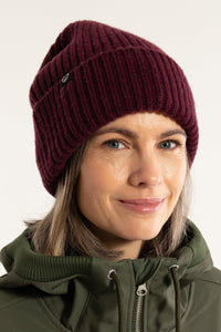 Mütze Danefae, Style: Danewarm Thoughts Merino Beanie Farbe: Dark Bordeaux *New in*