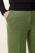 Laden Sie das Bild in den Galerie-Viewer, Hose King Louie, Style: Federica Pants Ivy Check, Farbe: Guacemole - Ivy Check *New in*
