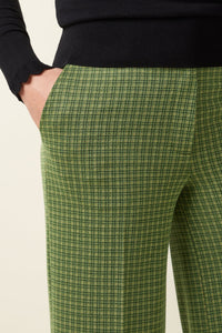 Hose King Louie, Style: Federica Pants Ivy Check, Farbe: Guacemole - Ivy Check *New in*