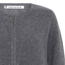Laden Sie das Bild in den Galerie-Viewer, Pulloverjacke *mansted, Style: Gertrude, Farbe: Mercury, *New in*
