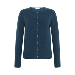 Strickjacke *mansted, Style: Ivory, Farbe: Dark Aqua, *New in*