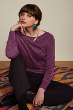 Laden Sie das Bild in den Galerie-Viewer, Pullover King Louie, Style: Ivy Top Lapis; Farbe 517 - Caspian Purple, *New in*
