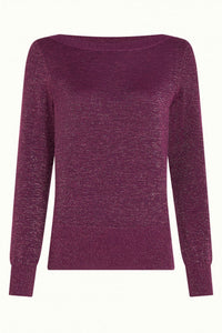 Pullover King Louie, Style: Ivy Top Lapis; Farbe 517 - Caspian Purple, *New in*