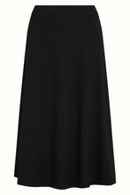 Laden Sie das Bild in den Galerie-Viewer, Rock King Louie, Style: Juno Midi Skirt Milano Crepe, Farbe: black, *New in*
