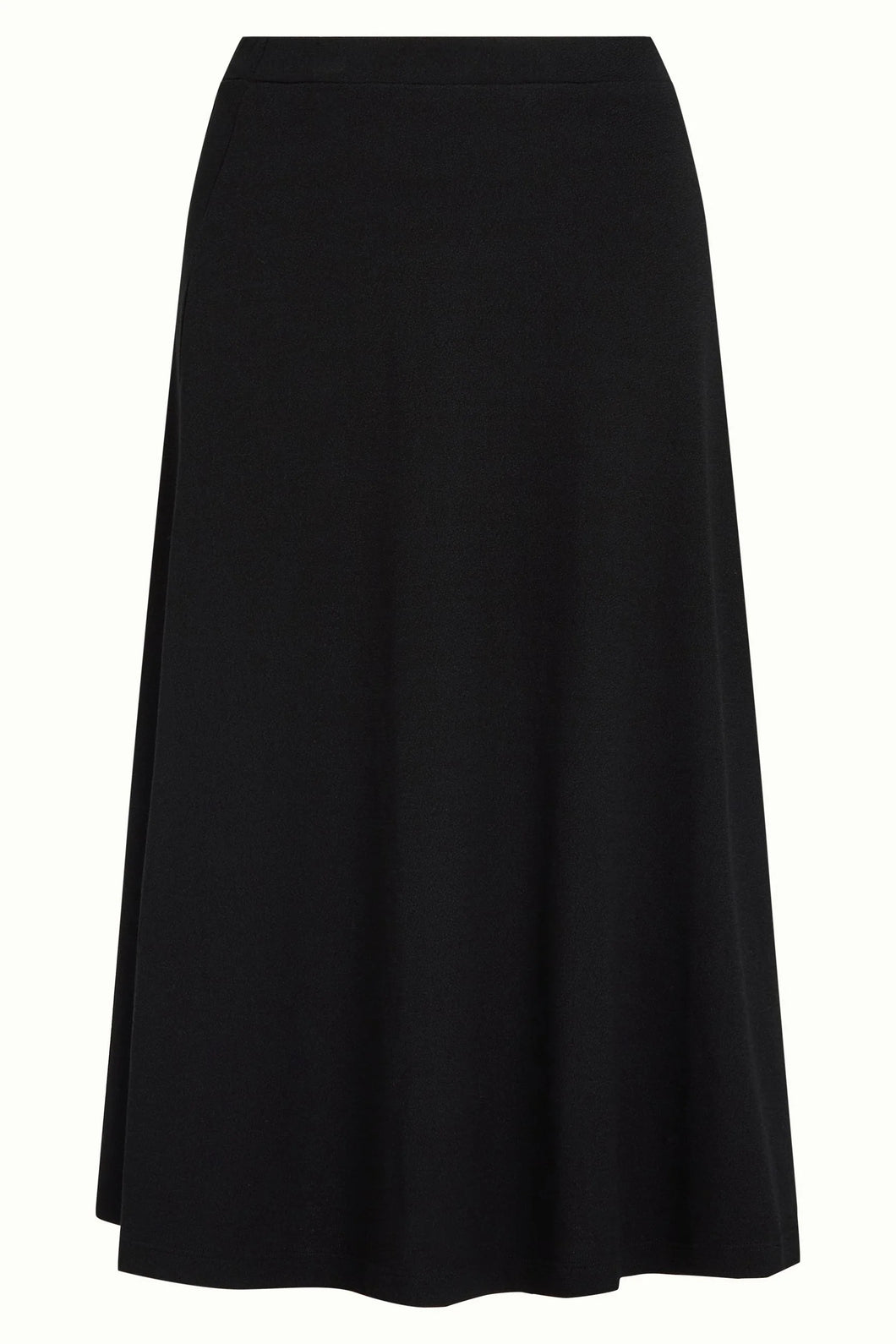 Rock King Louie, Style: Juno Midi Skirt Milano Crepe, Farbe: black, *New in*