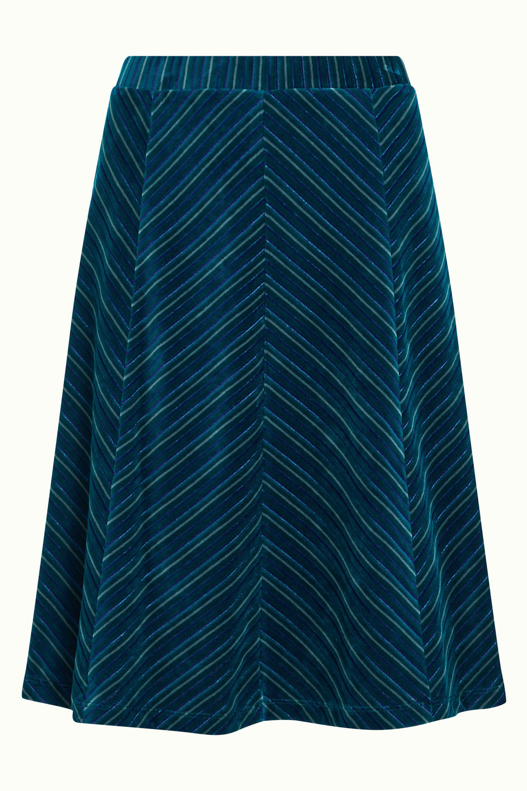 Rock King Louie, Style: Juno Skirt Moda Stripe, Farbe: 305 – Lapis Blue, *New in*