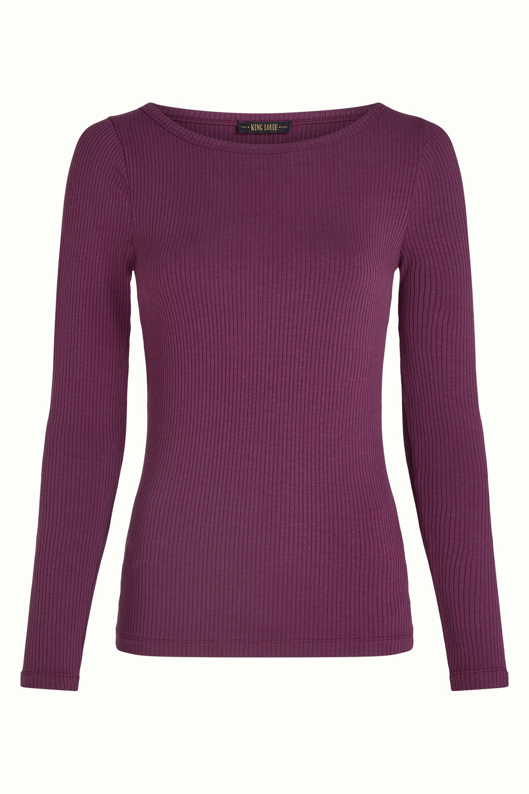 Shirt King Louie, Style: Lili Tee Uni Rip, Farbe: 517 Caspia Purple, *New in*