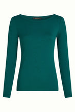 Laden Sie das Bild in den Galerie-Viewer, Shirt King Louie, Style: Lili Tee Uni Rip, Farbe: 358-Spruced Green , *New in*
