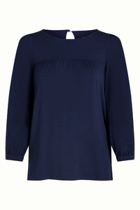Oberteil King Louie, Style: Luella Top Viscose Light, Farbe: 491 - Rhondonite Blue, *New in*