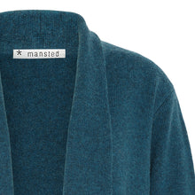 Laden Sie das Bild in den Galerie-Viewer, Strickjacke *mansted, Style: Mitty, Farbe: Dark Aqua, *New in*
