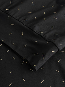 Blusenshirt MADEMOISELLE YÉYÉ, Style: PERFECT MOOD, Farbe: schwarz/gold, *Sale*