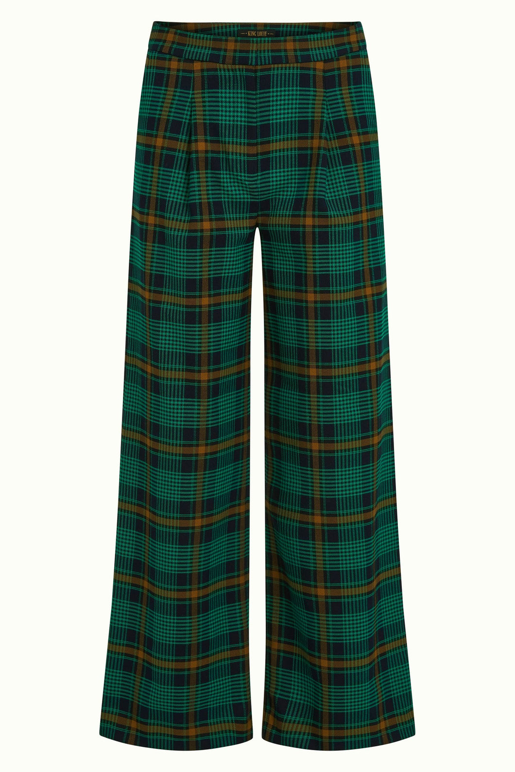 Hose King Louie, Style: Rosa Pants Leeds Check, Farbe: 445-Evening Blue - Leeds Check  *New in*
