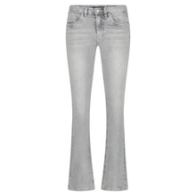 Laden Sie das Bild in den Galerie-Viewer, Hose Red Button, Style: Babette denim, Farbe: light grey, *New in*
