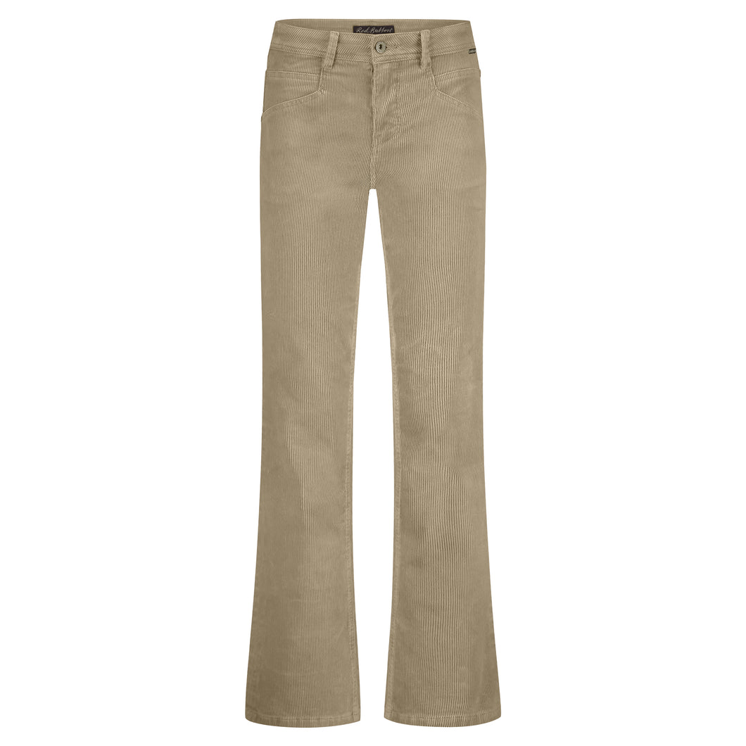 Hose Red Button, Style: Bibette W10 Cord L32, Farbe: Latte *New in*