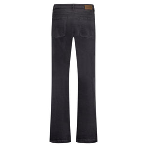 Hose Red Button, Style: Claudette Shiny Cord L32 , Farbe: Lava (Dunkelgrau)  *New in*