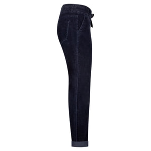 Hose Red Button, Style: Tessy Cord, Farbe: Navy, *New in*