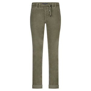 Hose Red Button, Style: Tessy Cord, Farbe: Olive, *New in*