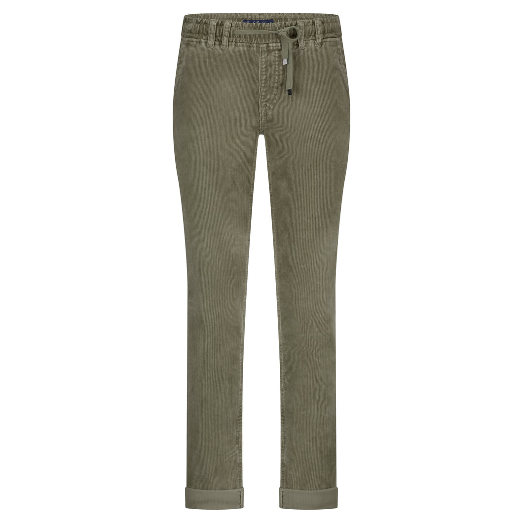 Hose Red Button, Style: Tessy Cord, Farbe: Olive, *New in*