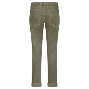 Hose Red Button, Style: Tessy Cord, Farbe: Olive, *New in*