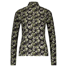 Laden Sie das Bild in den Galerie-Viewer, Bluse Red Button, Style: Rolinde Flower Print, Farbe: Khaki, *New in*
