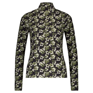 Bluse Red Button, Style: Rolinde Flower Print, Farbe: Khaki, *New in*