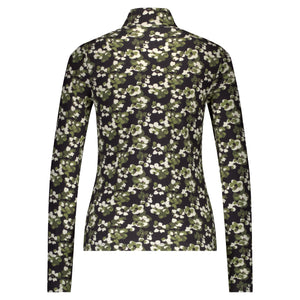 Bluse Red Button, Style: Rolinde Flower Print, Farbe: Khaki, *New in*