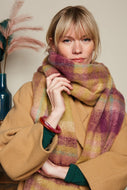 Schal King Louie, Style: Scarf Check, Farbe. Chartreuse Yellow *New in*