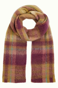 Schal King Louie, Style: Scarf Check, Farbe. Chartreuse Yellow *Sale*