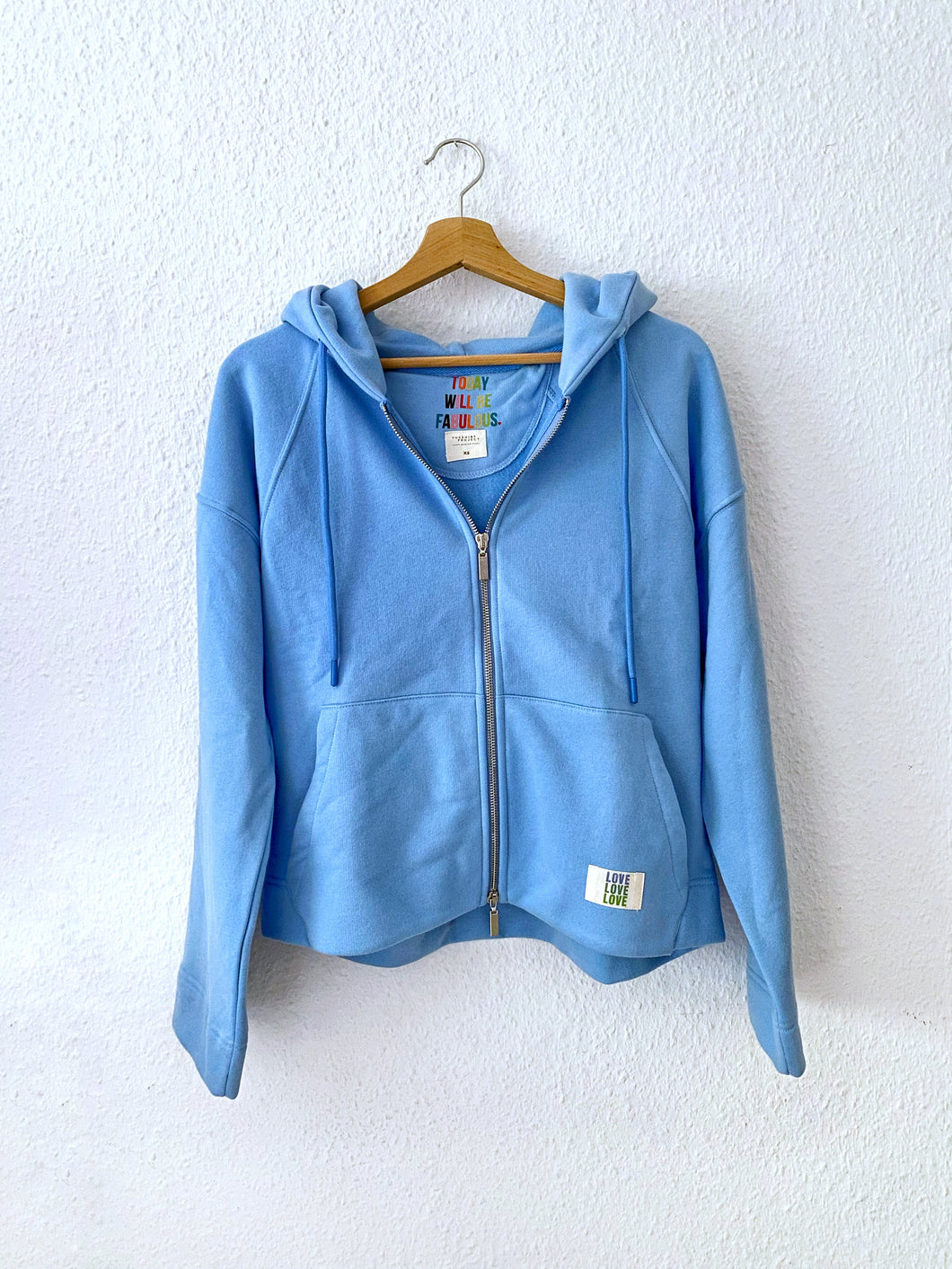 Sweatshirt Jacke The Shirt Project, Style: Farbe: Babyblau *Sale*