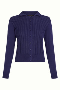 Strickjacke King Louie, Style: Sofie Cardi Carmi, Farbe: Rhodonite Blue *New in*