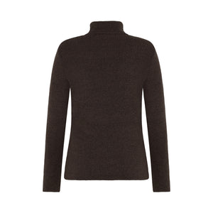 Rollkragen Shirt *mansted, Style: Tilda, Farbe: Dark Brown, *New in*