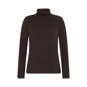 Rollkragen Shirt *mansted, Style: Tilda, Farbe: Dark Brown, *New in*