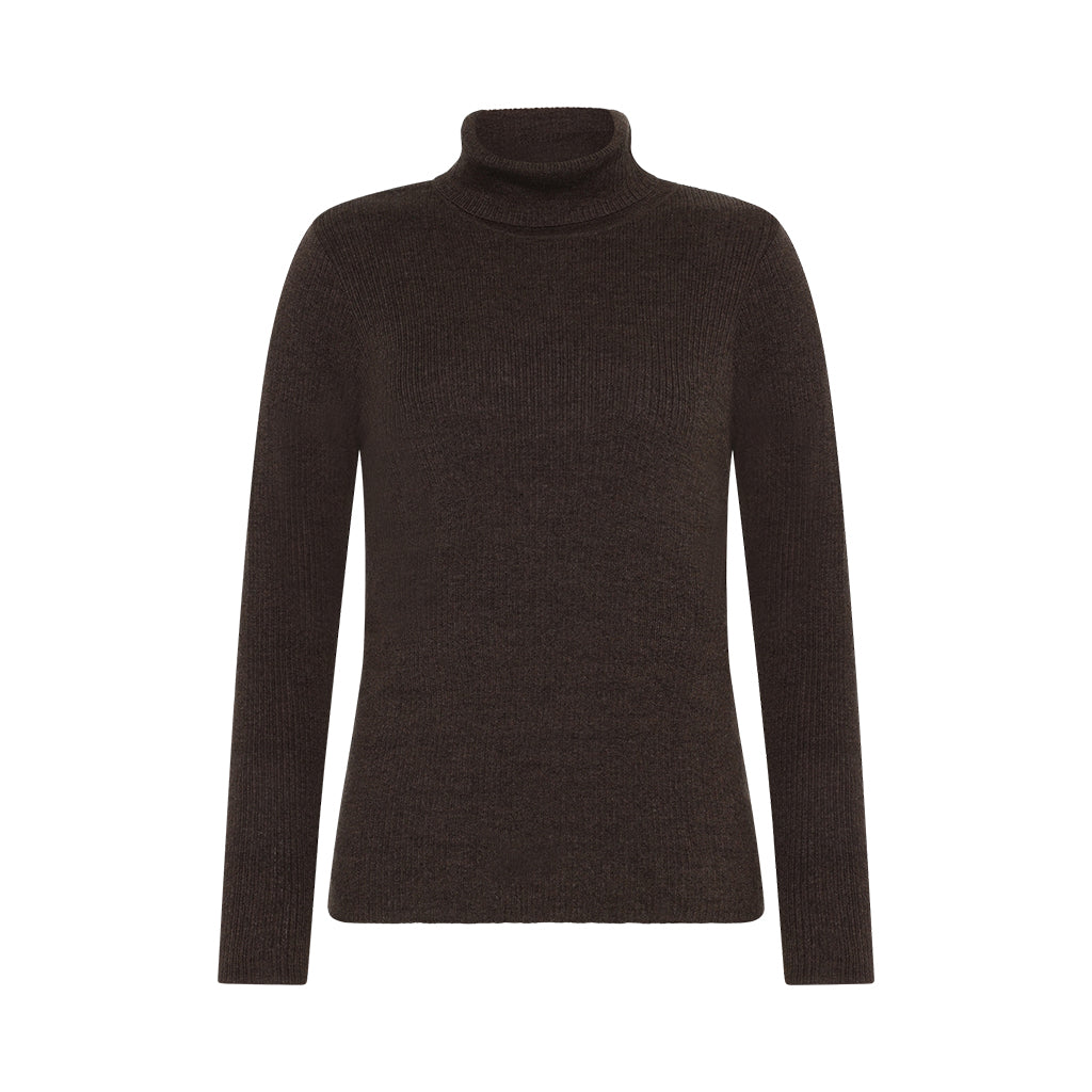 Rollkragen Shirt *mansted, Style: Tilda, Farbe: Dark Brown, *New in*