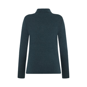 Rollkragen Shirt *mansted, Style: Tilda, Farbe: Dark Aqua, *New in*