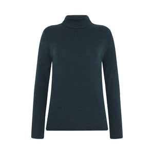 Rollkragen Shirt *mansted, Style: Tilda, Farbe: Dark Aqua, *New in*