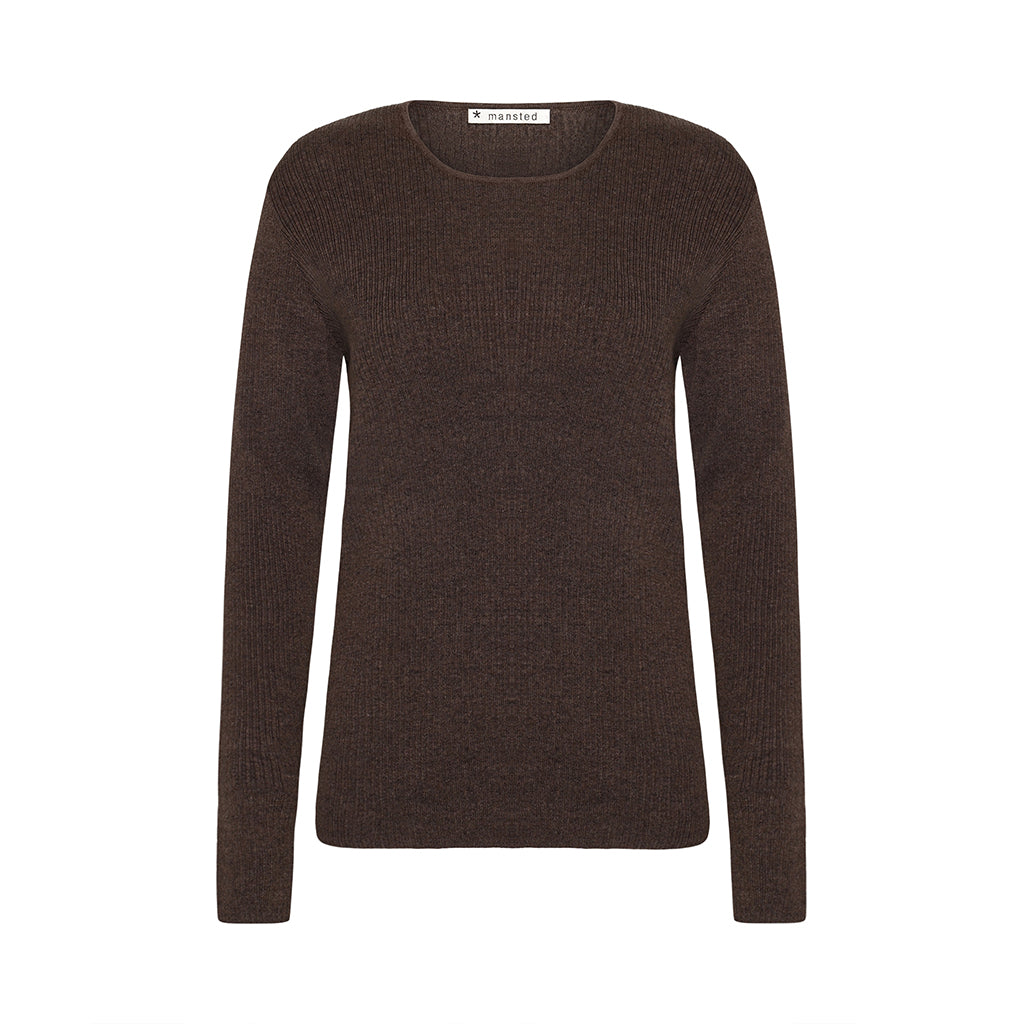 Shirt *mansted, Style: Tibby, Farbe: Dark Brown, *New in*