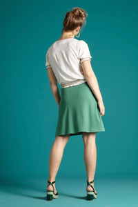 Rock King Louie, Style: Border Skirt Milano uni neptune green *Sale*