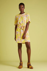 Kleid King Louie, Style: Mila Tunic Dress Doyenne Yellow Pear *Sale*
