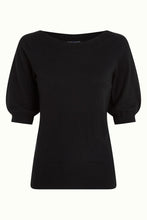 Laden Sie das Bild in den Galerie-Viewer, Shirt King Louie, Style: Ivy Top Cocoon, Farbe: black
