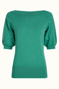 Shirt King Louie, Style: Ivy Top Cocoon, Farbe: Aqua Green