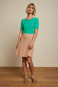 Shirt King Louie, Style: Audrey Top Cotton Club, Farbe: Delphinium Green, *New in*