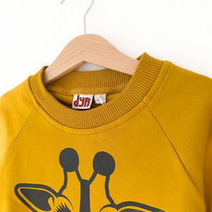 Kinder Sweater gelb Giraffe von Dyr cph *New in*