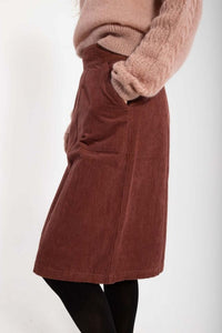 Rock Danefae, Style: Danemaren Cord Skirt, Farbe: Beige Rose, *Sale*