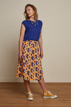 Laden Sie das Bild in den Galerie-Viewer, Rock King Louie, Style: Suzette Pleat Skirt Bambaataa, Farbe: Deep Blue, *Sale*
