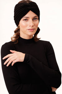 Stirnband UVR Berlin, Style: BANDELAINA, Farbe: schwarz *Sale*
