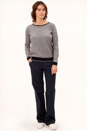 Pullover UVR Berlin, Style:MIKAINA, Farbe: schwarz-weiß *Sale*