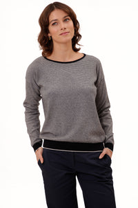 Pullover UVR Berlin, Style:MIKAINA, Farbe: schwarz-weiß *New in*